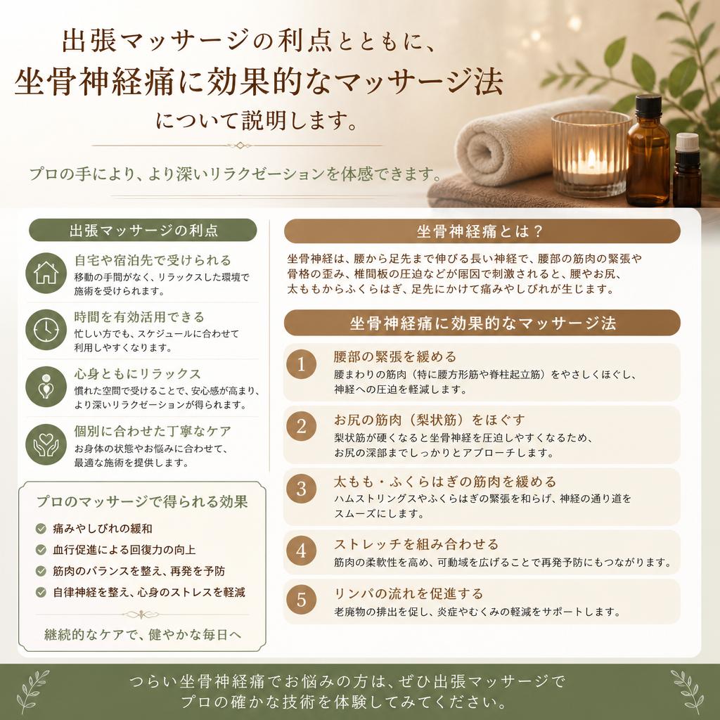 4. マッサージによる緩和