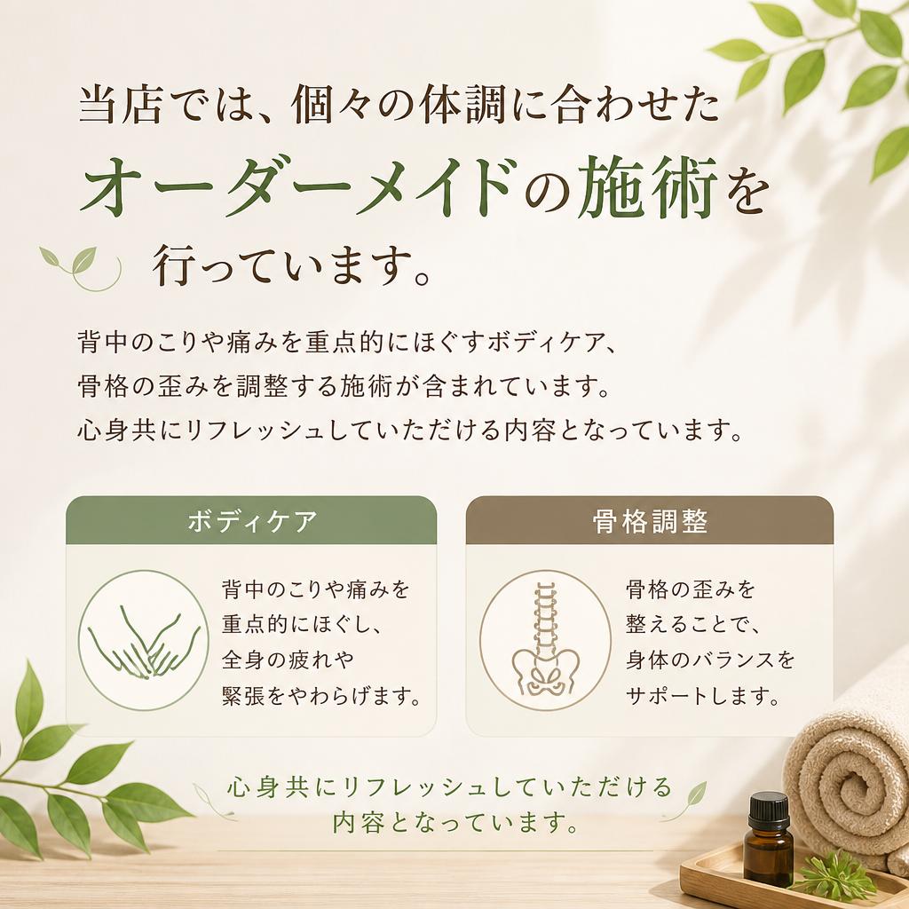 施術内容のご紹介