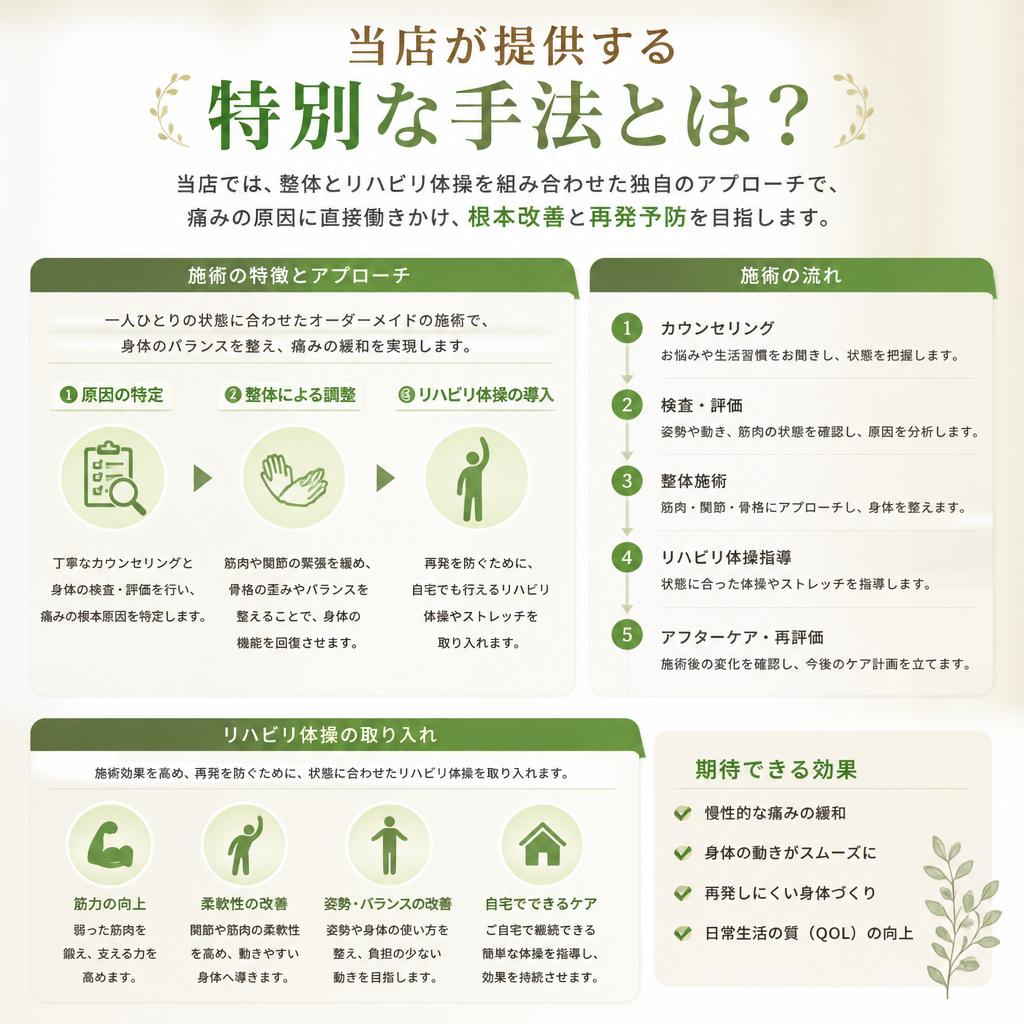 特別な手法によるアプローチ