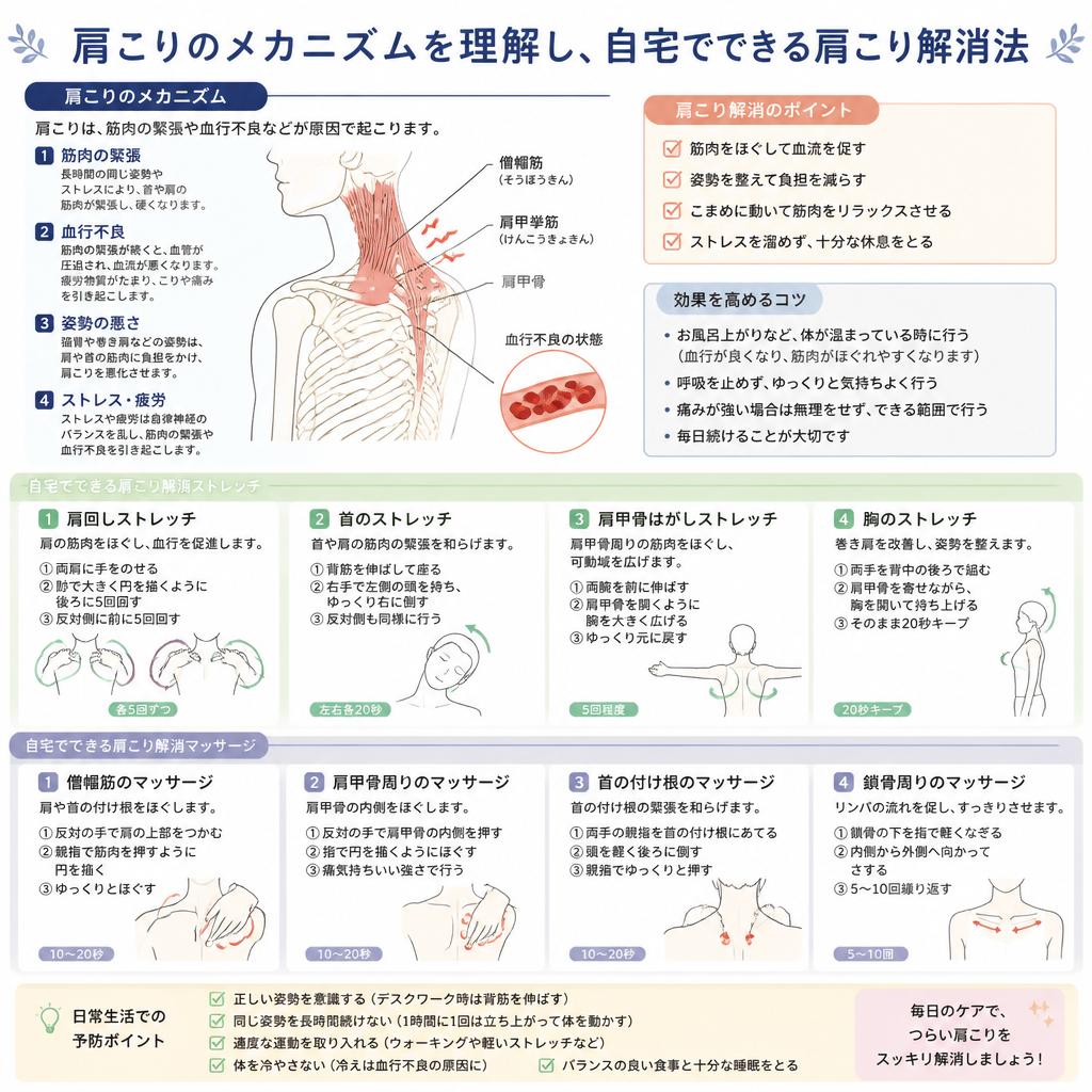 2. 肩こりの悩みを解消するために